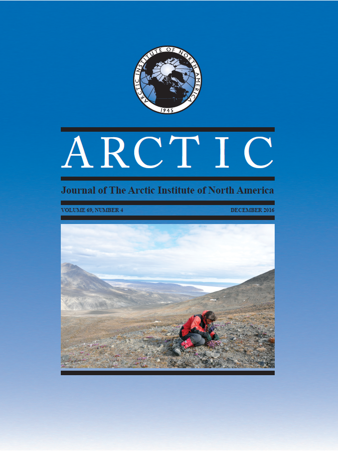 Cover image Arctic 69(4)