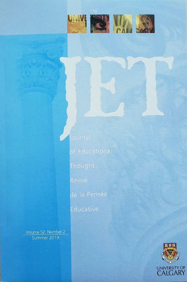 					Afficher Vol. 52 No. 2 (2019): Journal of Educational Thought
				