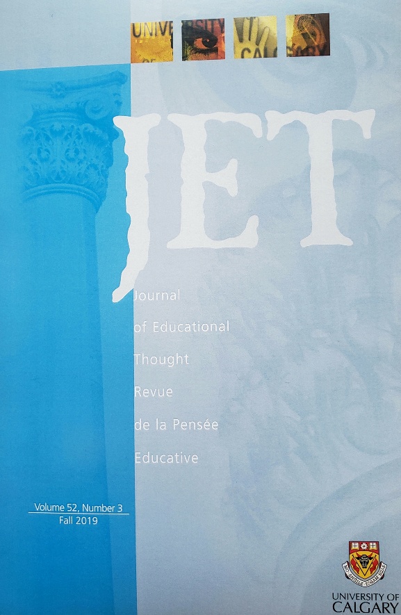 					View Vol. 52 No. 3 (2019): Journal of Educational Thought
				
