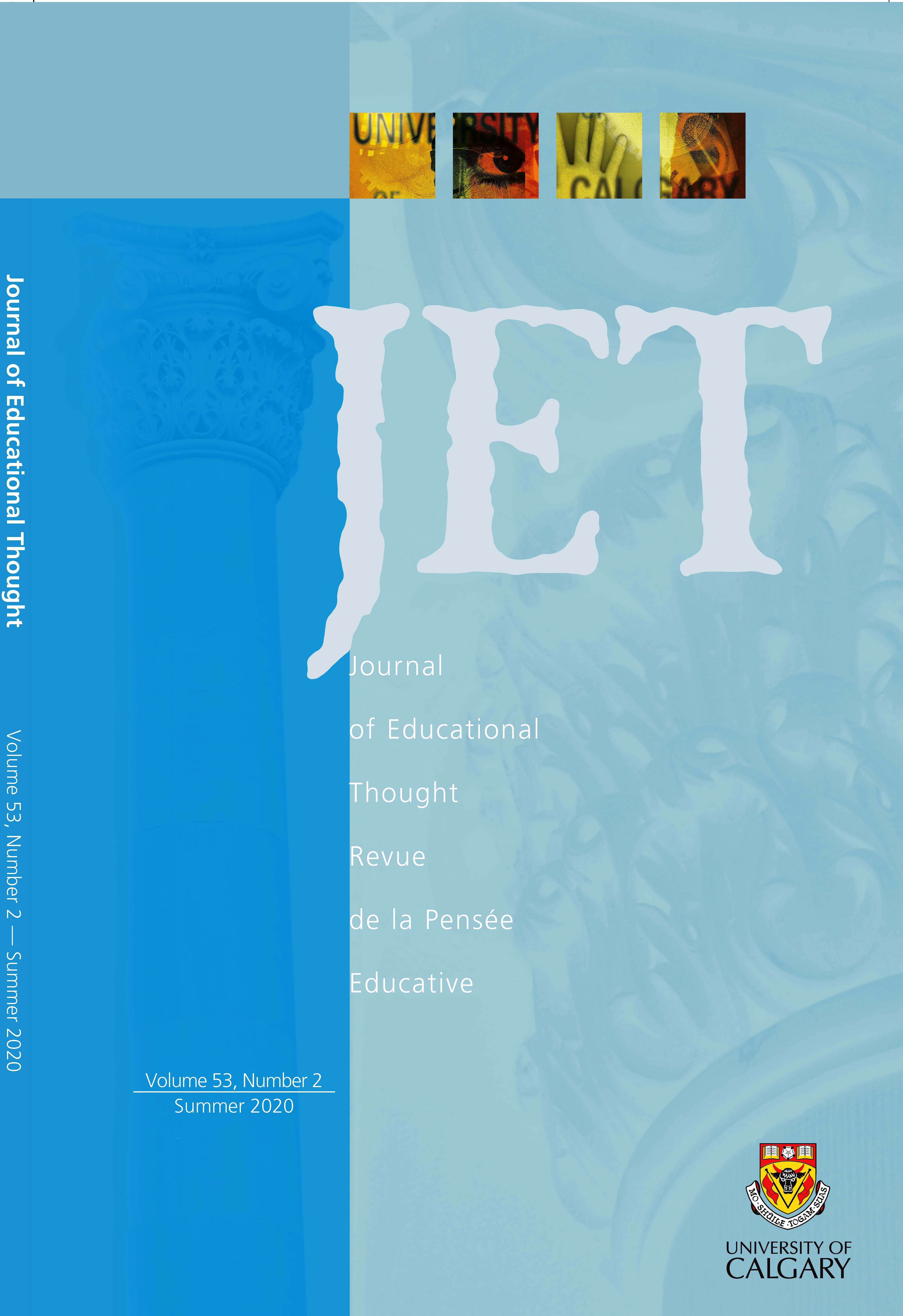 					Afficher Vol. 53 No. 2 (2020): Journal of Educational Thought
				