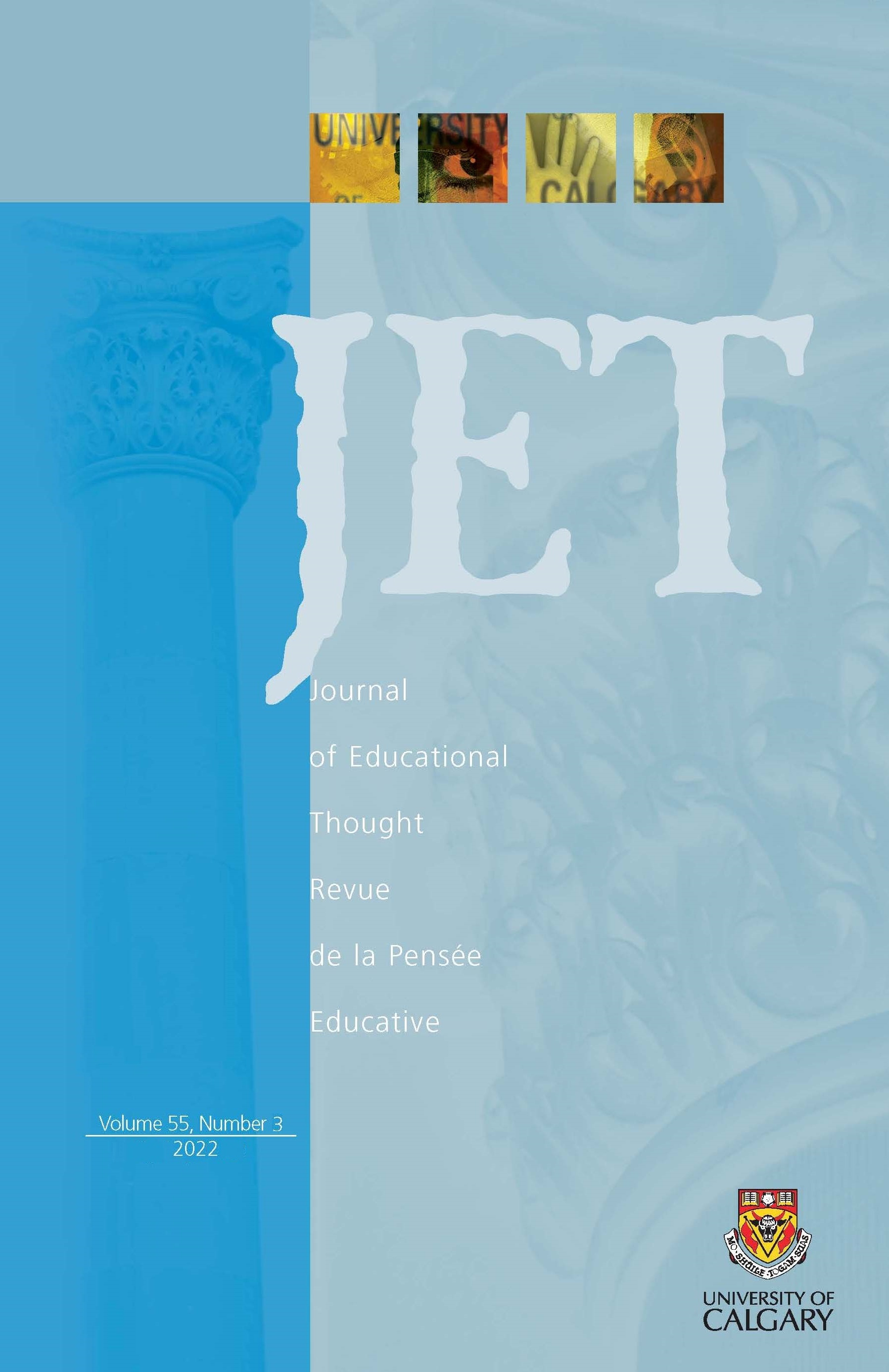 					View Vol. 55 No. 3 (2022): Journal of Educational Thought
				